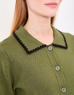Veste gilet en coton épais uni imprimé Princesse Nomade