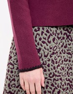 Veste gilet en coton épais uni imprimé Princesse Nomade