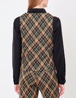 Gilet de costume maille bio imprimé Princesse Nomade