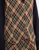 Gilet de costume maille bio imprimé Princesse Nomade