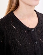 Gilet maille douce col rond imprimé Princesse Nomade