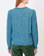 Gilet maille douce col rond imprimé Princesse Nomade