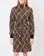 Robe droite maille jacquard bio imprimé Princesse Nomade