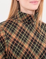 Robe droite maille jacquard bio imprimé Princesse Nomade