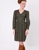 Robe fluide empire col V imprimé Princesse Nomade