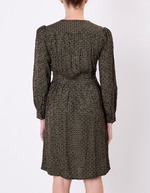 Robe fluide empire col V imprimé Princesse Nomade