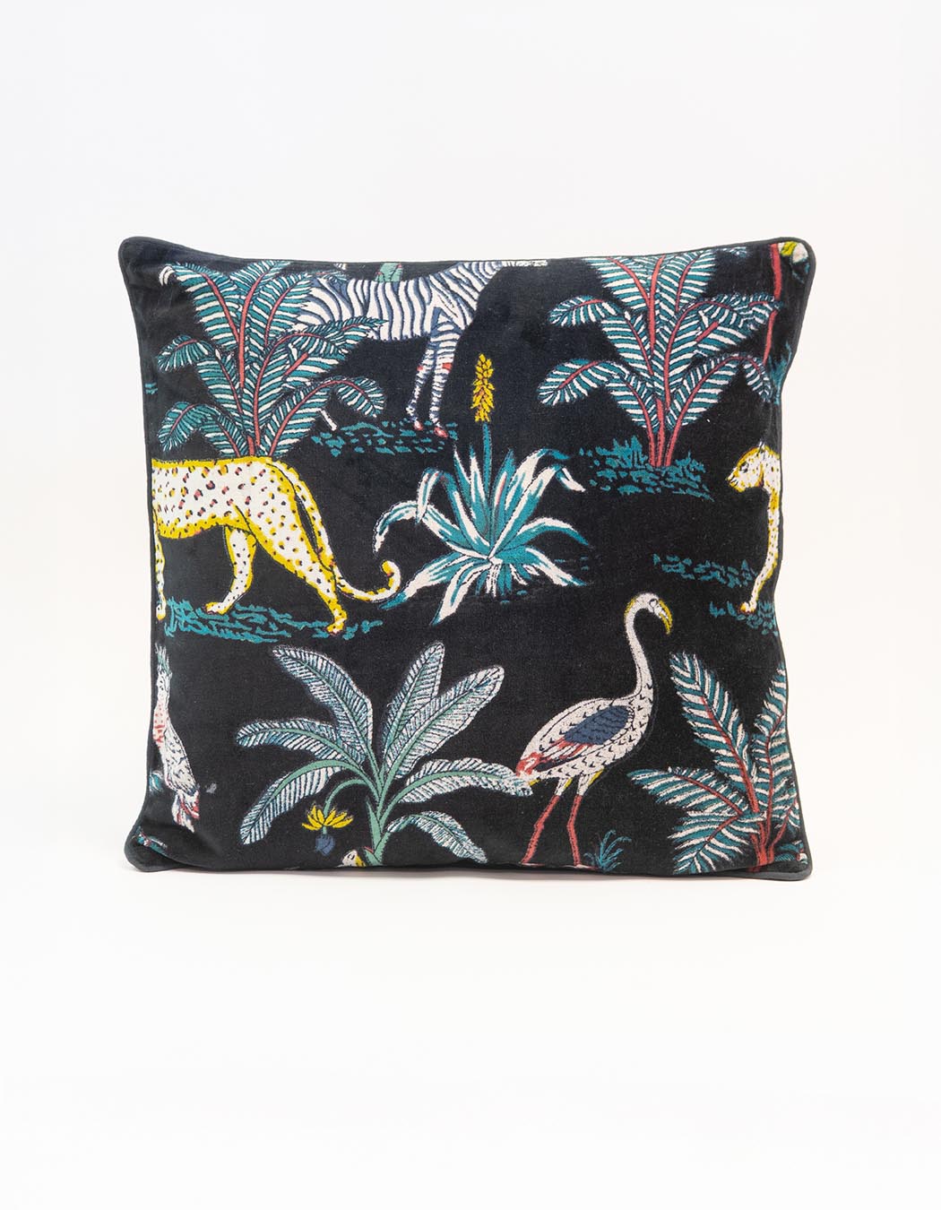 Coussin carré velours imprimé imprimé La Fiancée