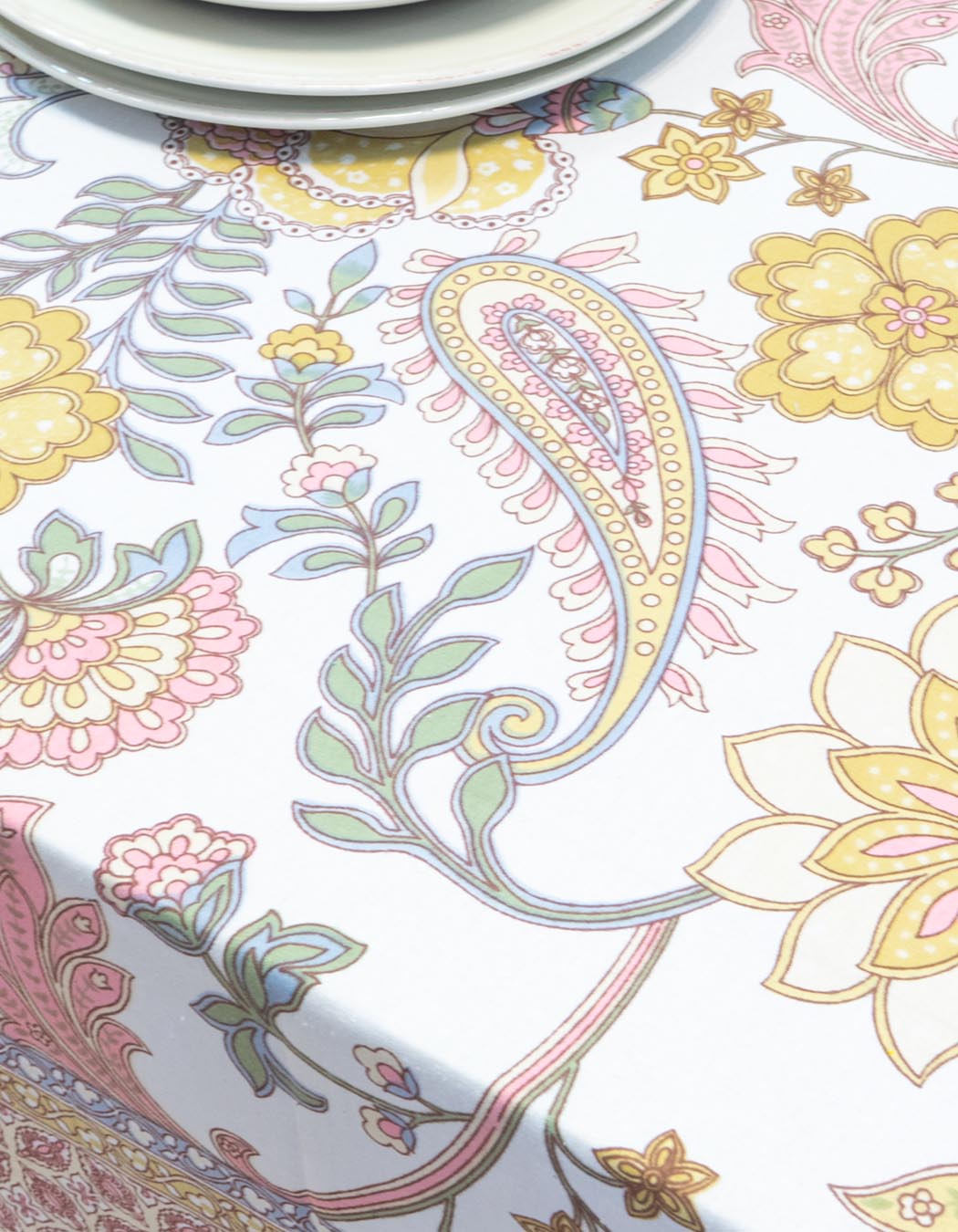 Nappe imprimée en coton 150 x 225 cm imprimé La Fiancée