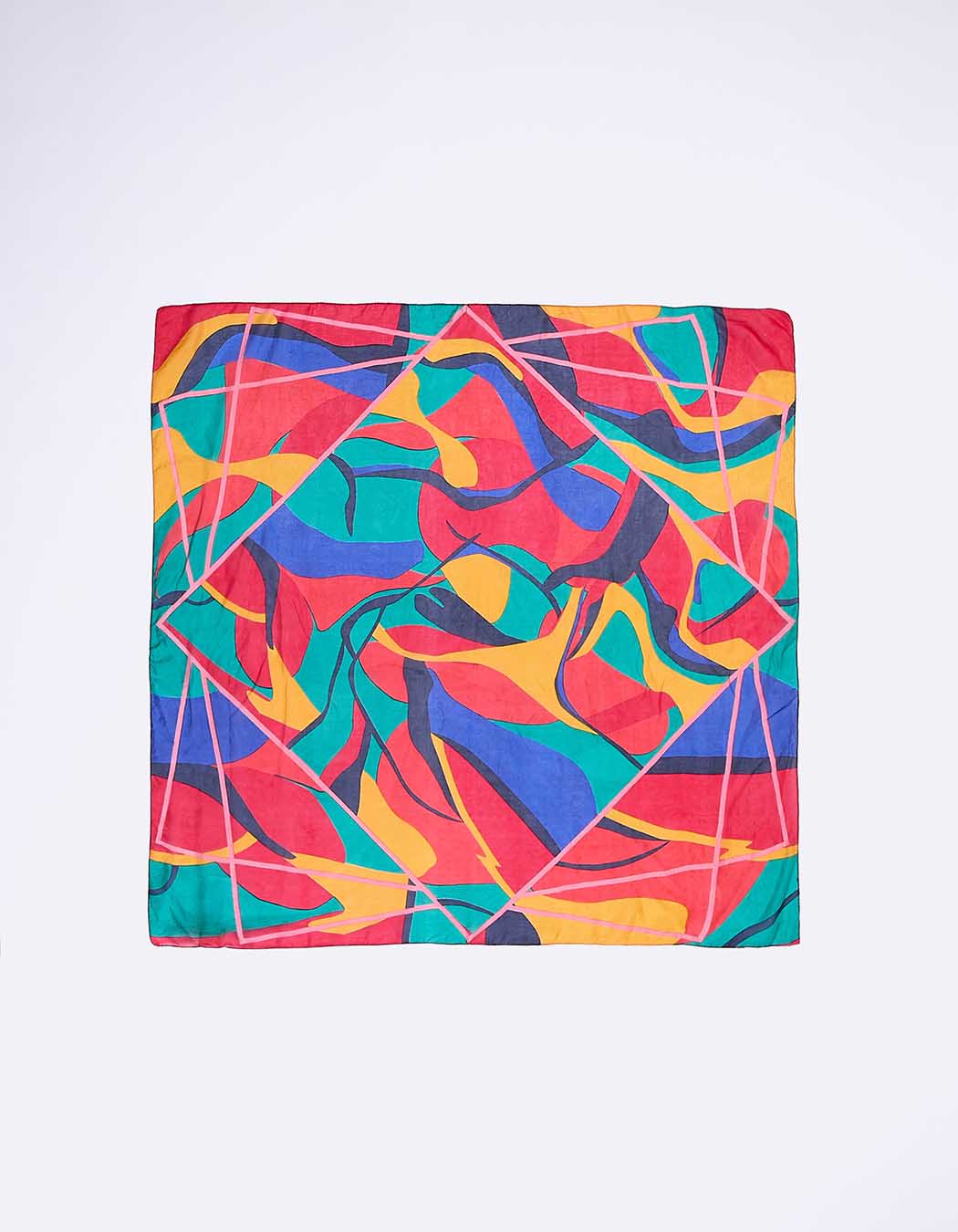 Foulard en soie imprimé imprimé La Fiancée