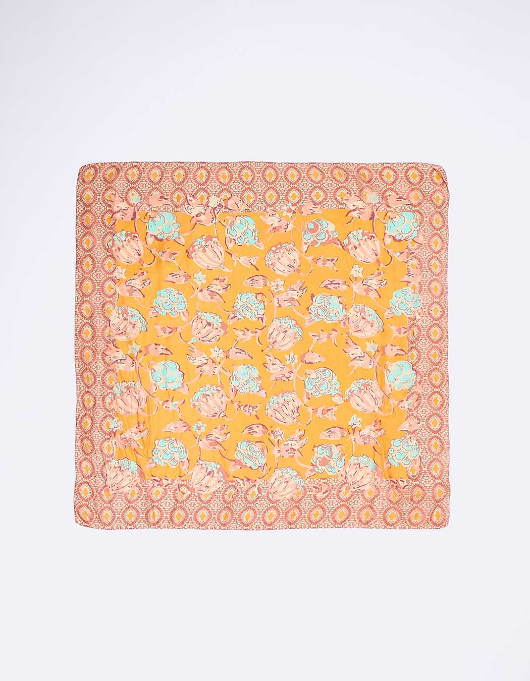 Foulard en soie imprim&eacute; imprim&eacute; La Fianc&eacute;e