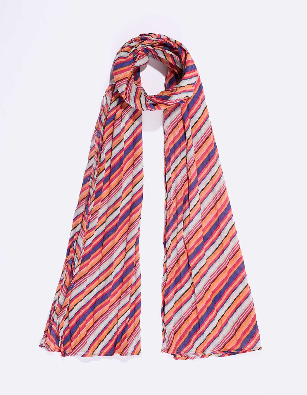 Foulard voile de coton bio imprimé La Fiancée