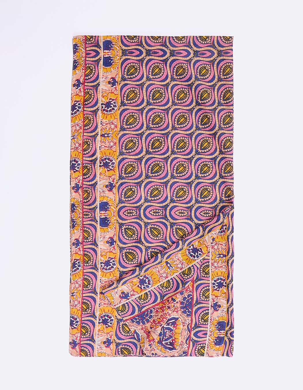 Etole voile de coton bio mix print imprimé La Fiancée