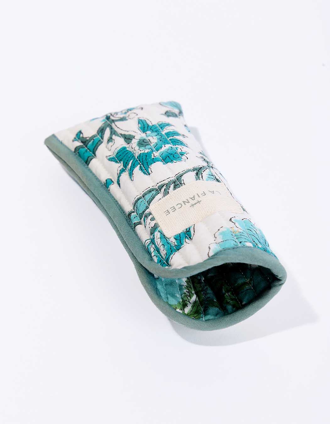 Pochette lunettes matelassée en coton imprimé La Fiancée