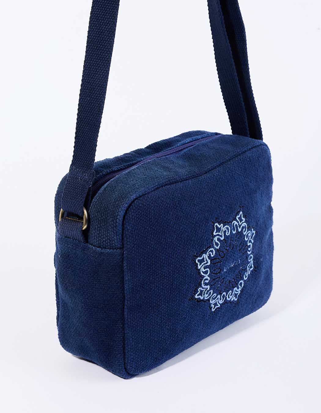 Petit sac rectangulaire en coton imprimé La Fiancée