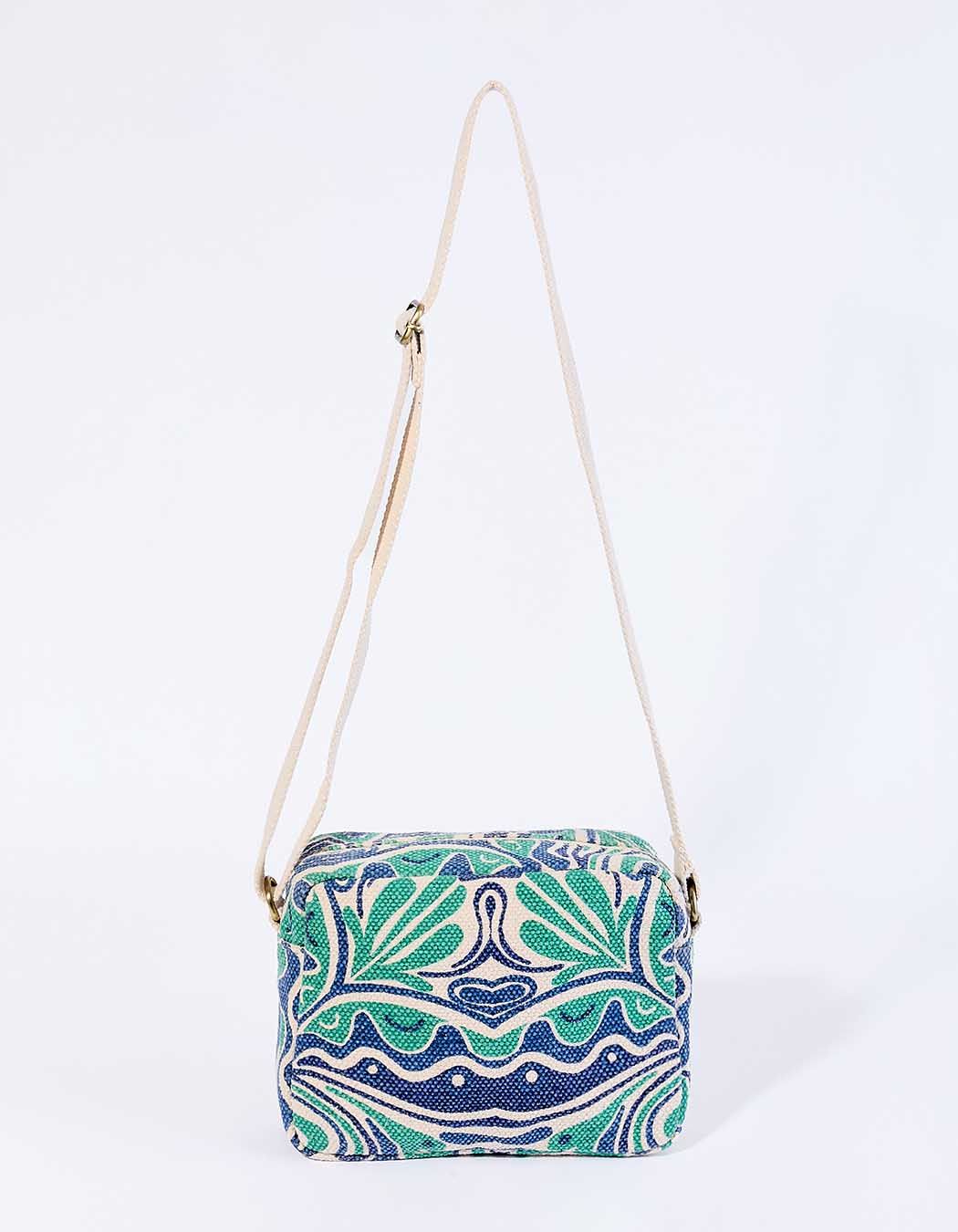 Petit sac rectangulaire en coton imprimé imprimé La Fiancée
