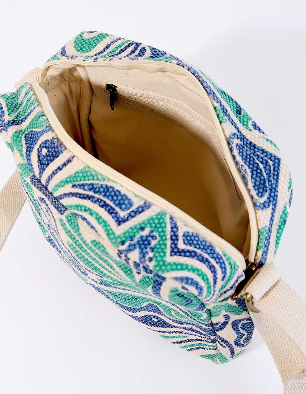 Petit sac rectangulaire en coton imprimé imprimé La Fiancée