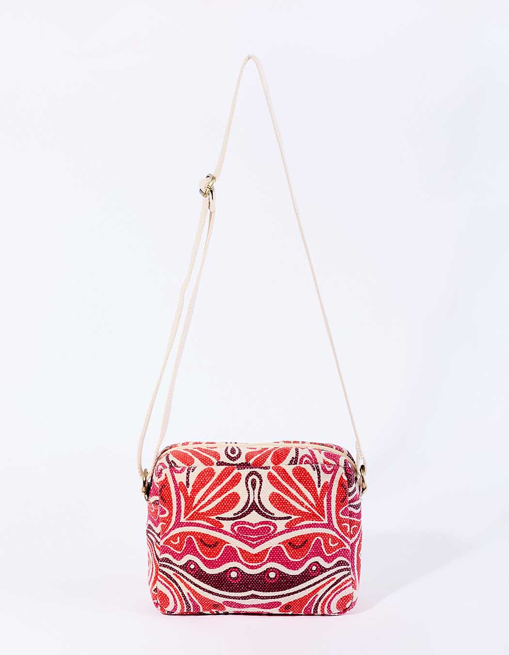 Petit sac rectangulaire en coton imprimé imprimé La Fiancée