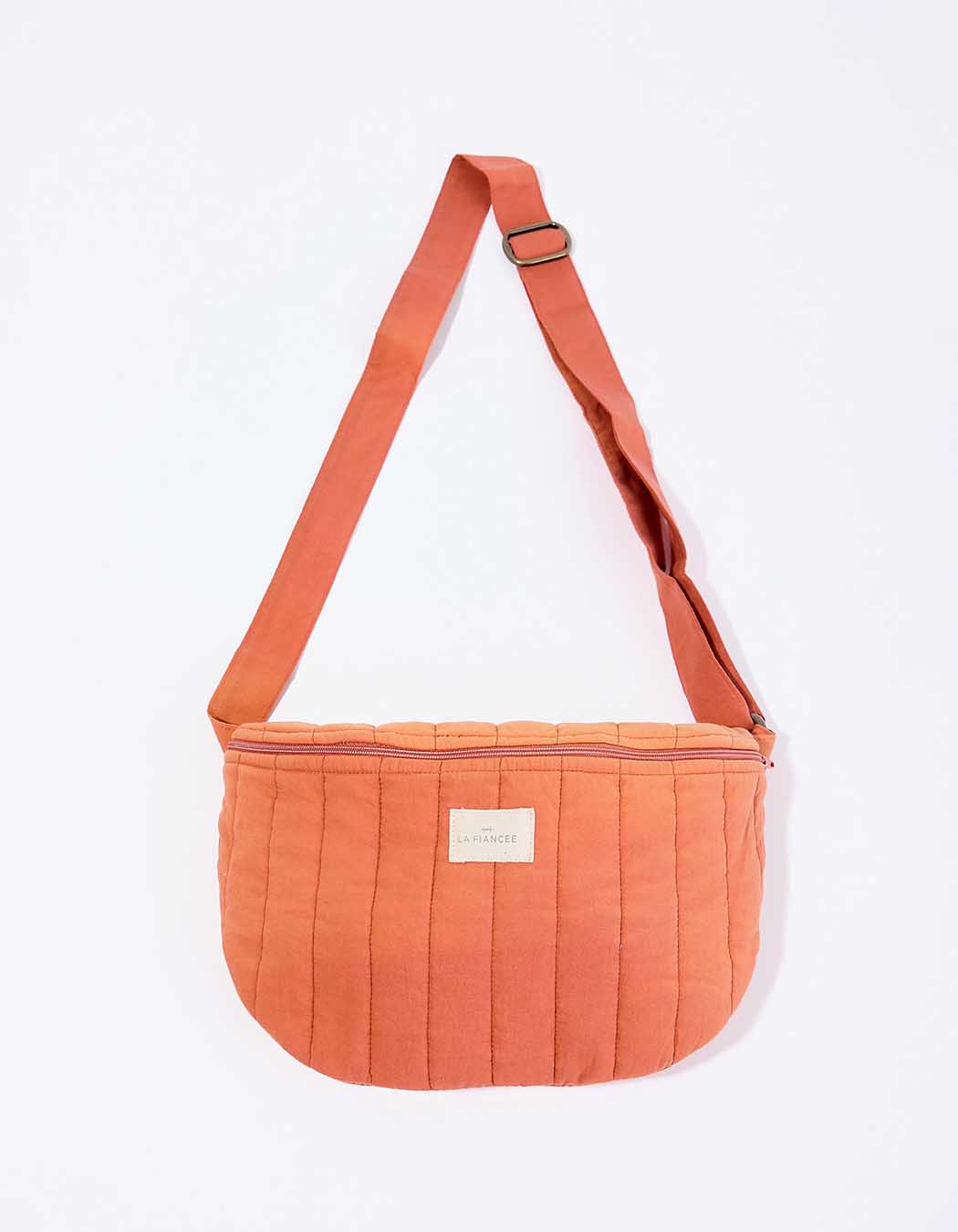 Sac banane matelassé coton imprimé La Fiancée