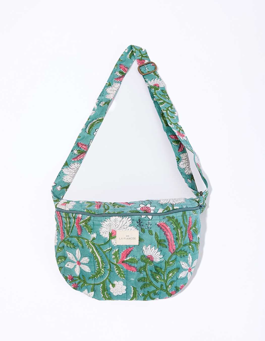 Sac banane matelassé coton imprimé La Fiancée