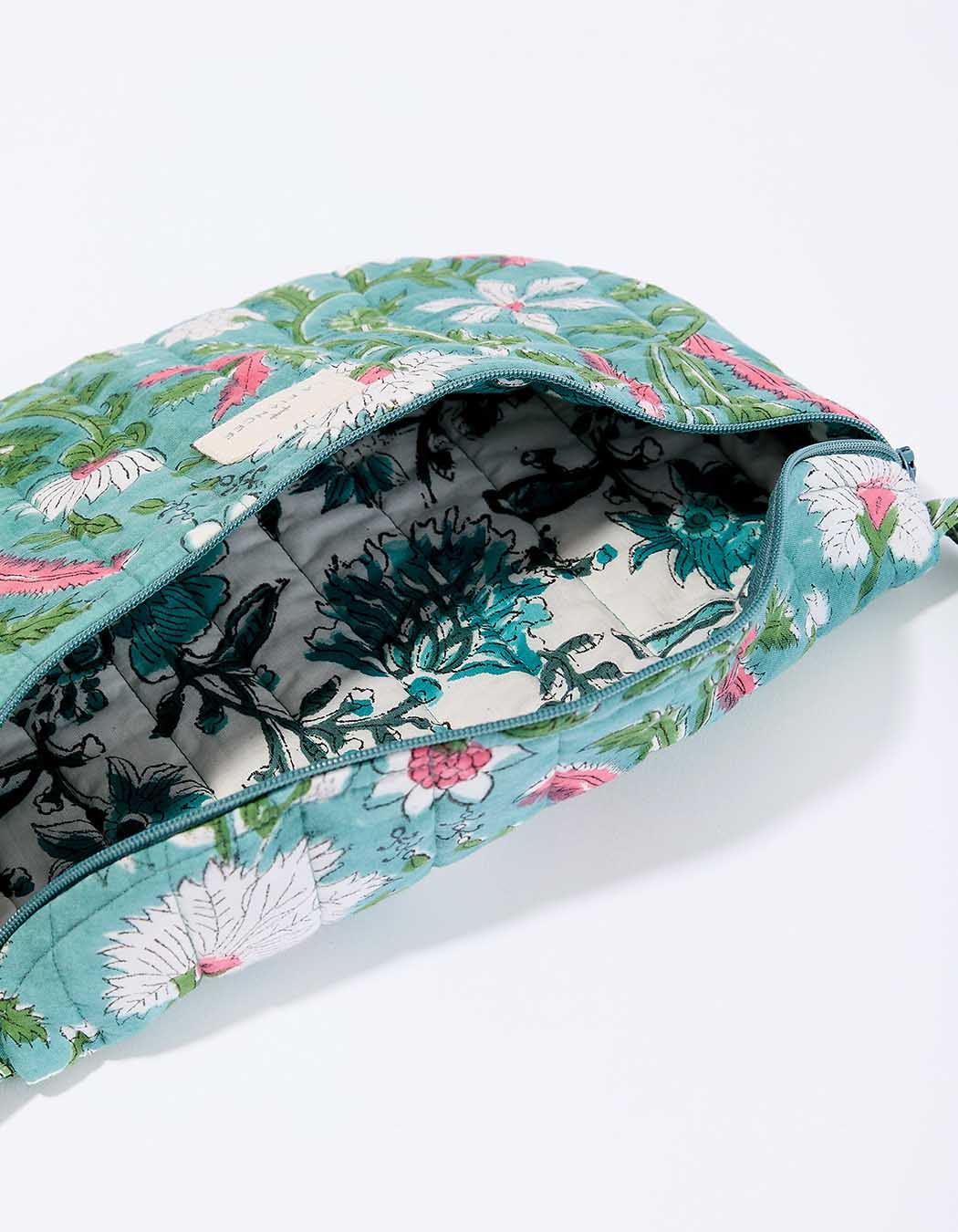 Sac banane matelassé coton imprimé La Fiancée