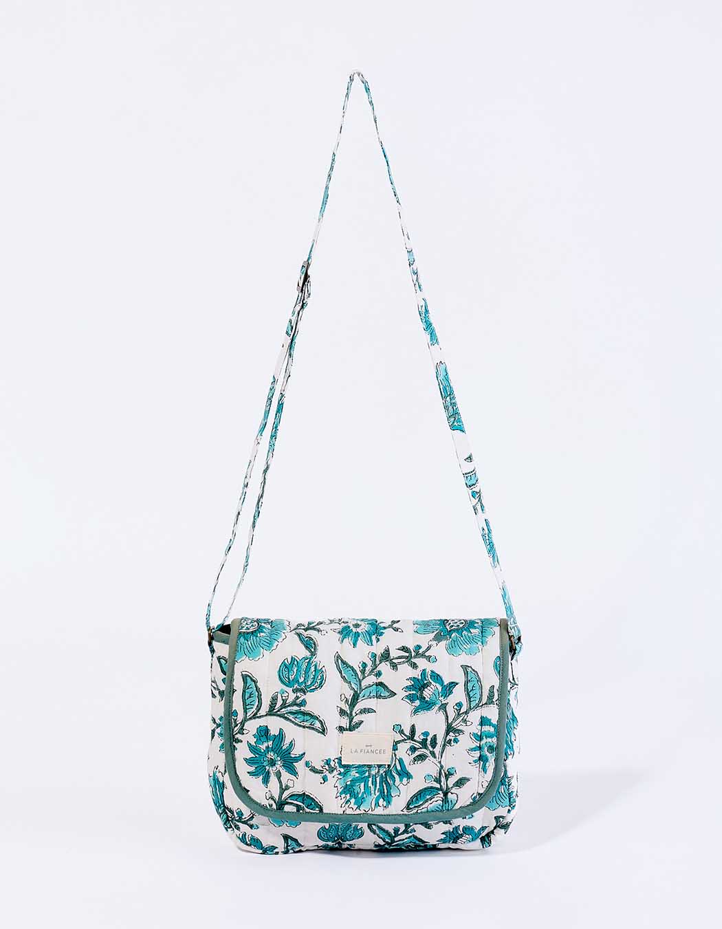 Petit sac besace matelassé coton imprimé La Fiancée