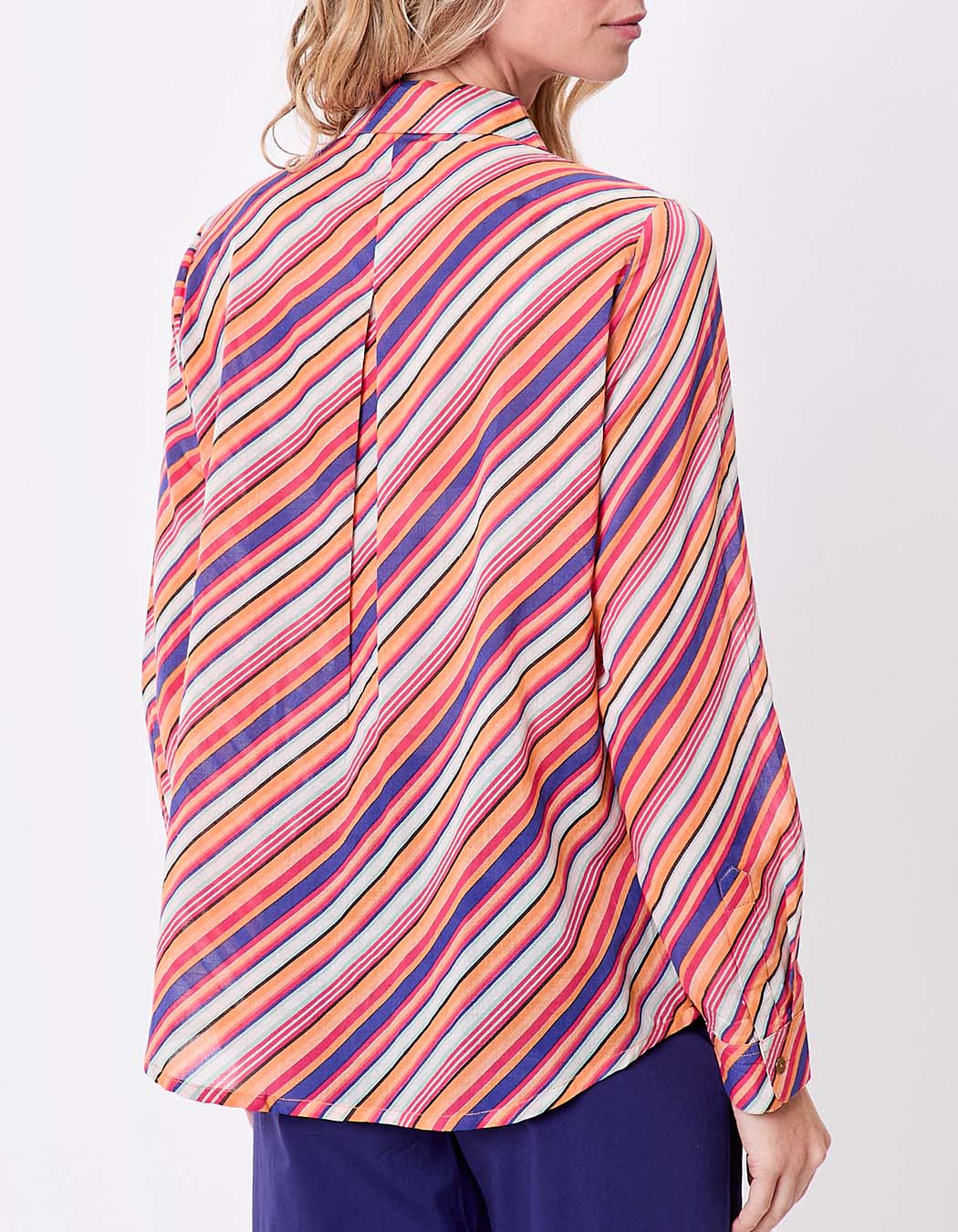 Chemise droite voile de coton bio imprimé La Fiancée