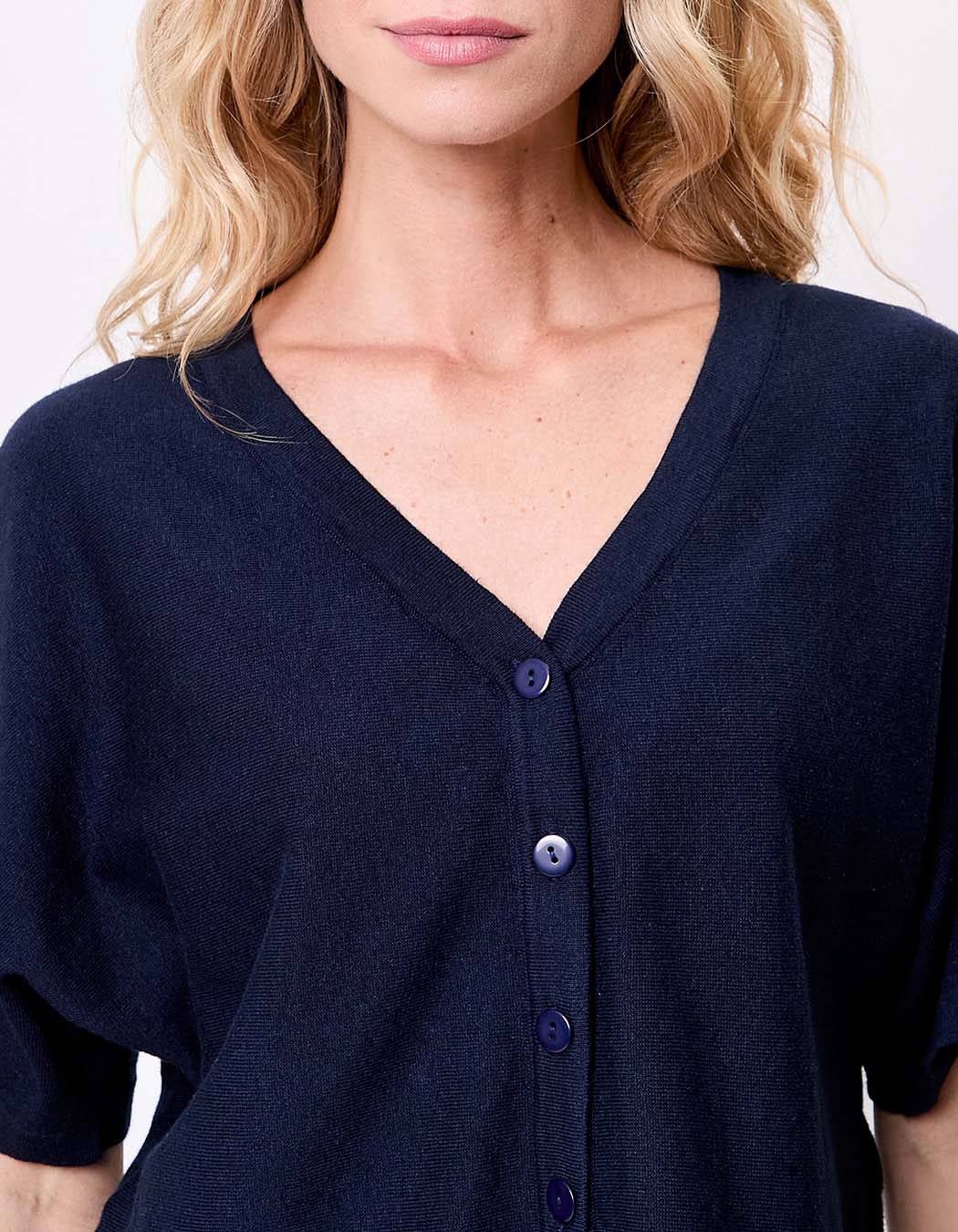 Gilet court en maille uni imprimé La Fiancée