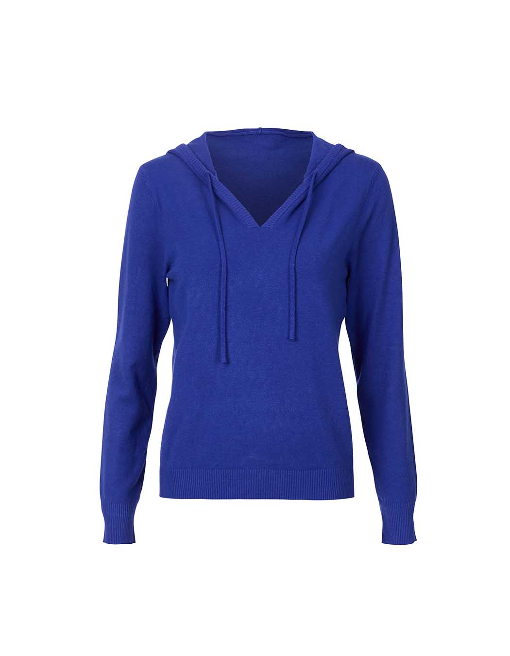 Pull femme à capuche uni imprimé La Fiancée
