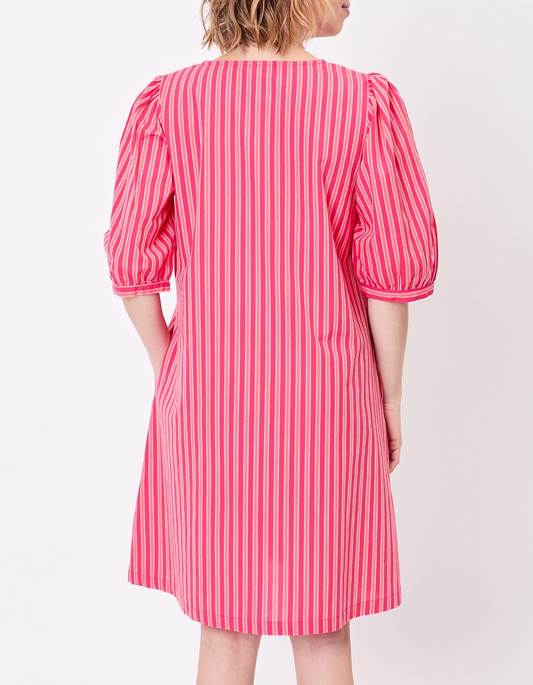 Robe rayures coton bio imprimé La Fiancée
