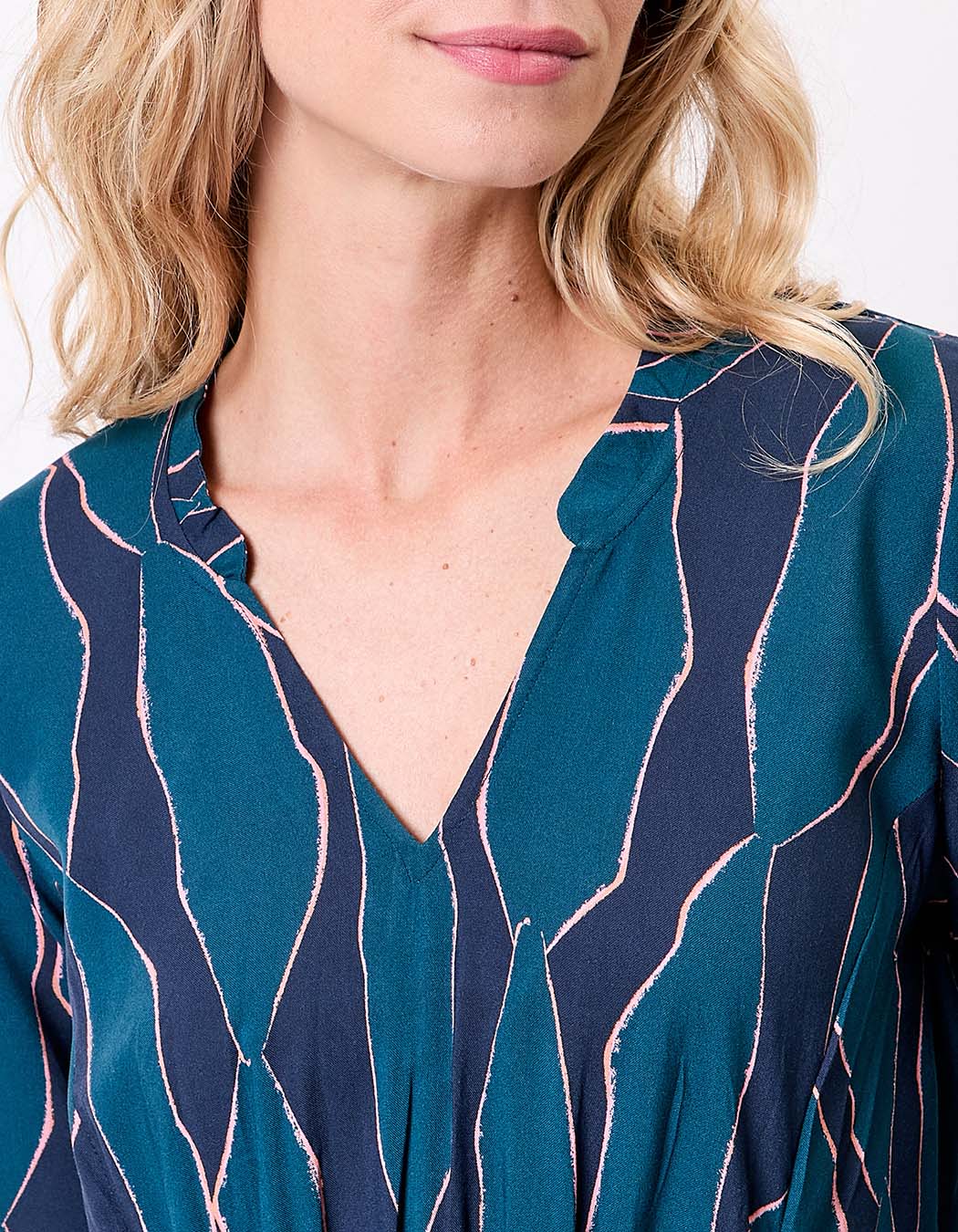Robe midi fluide ajustée imprimé La Fiancée