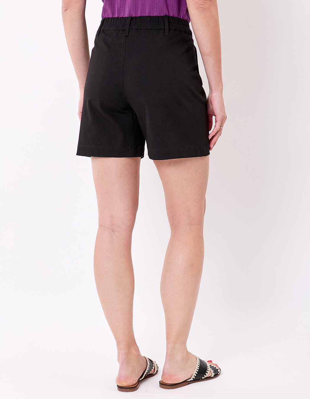 Short coton élasthanne uni imprimé La Fiancée