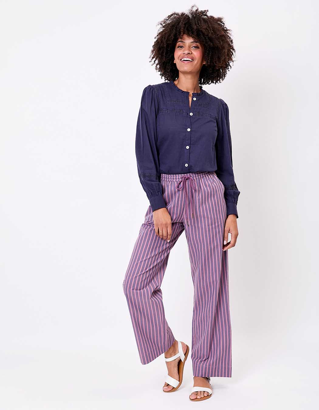 Chemise macramé coton bio imprimé La Fiancée