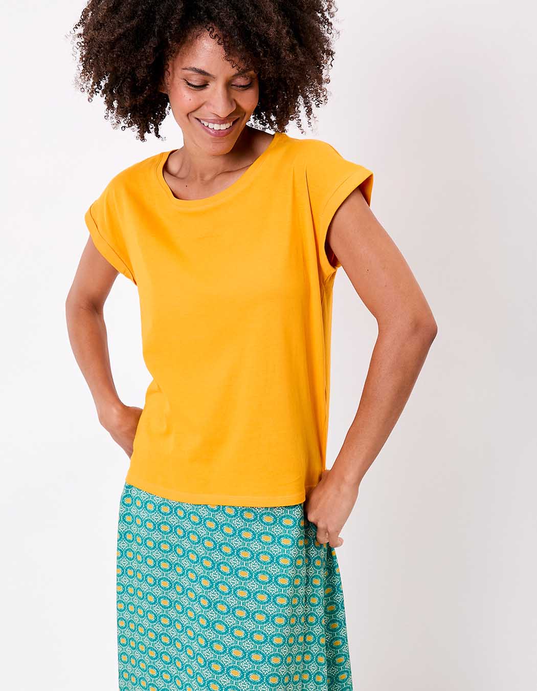 T-shirt coton bio dentelle imprimé La Fiancée