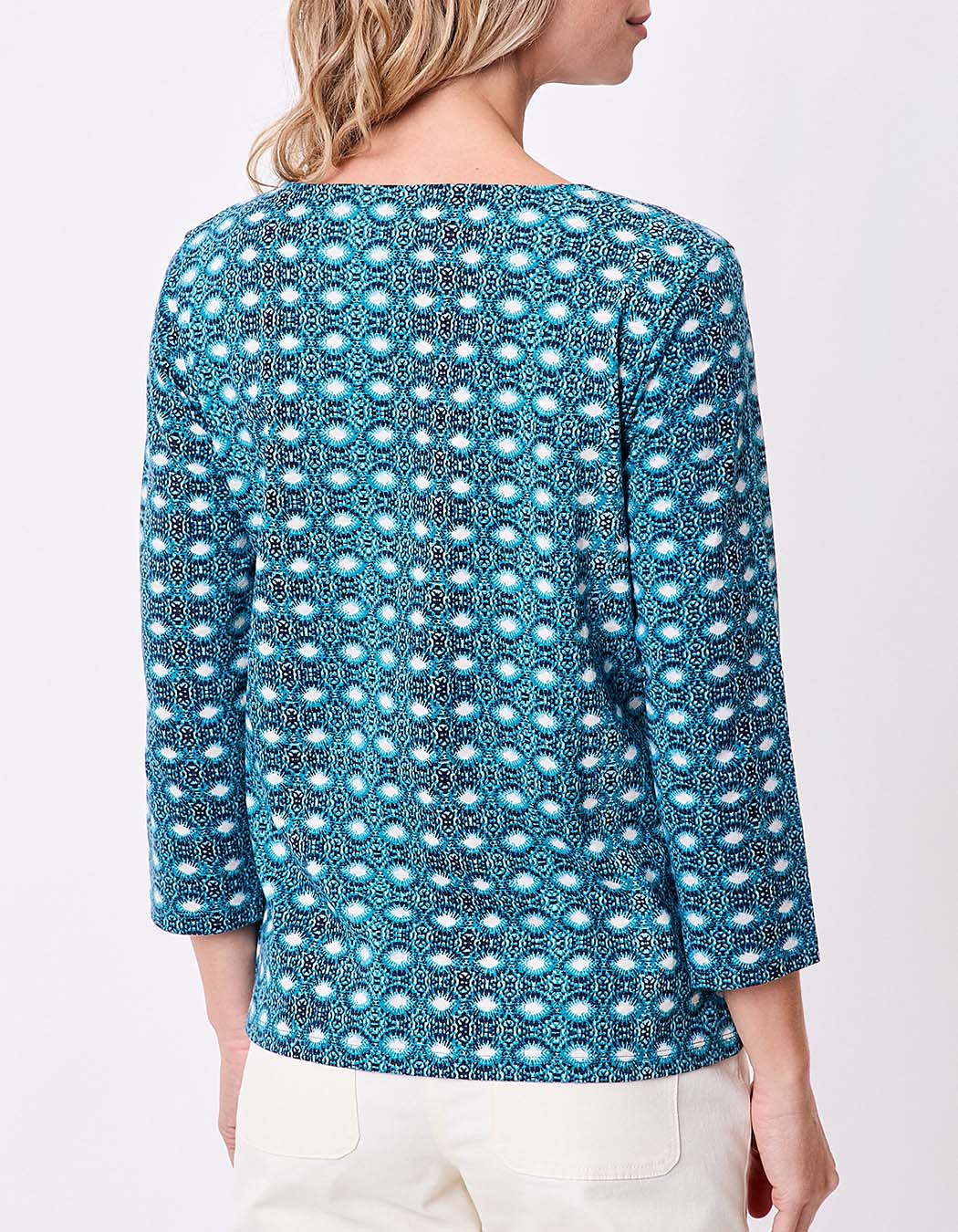 T-shirt imprimé manches 3/4 coton bio imprimé La Fiancée