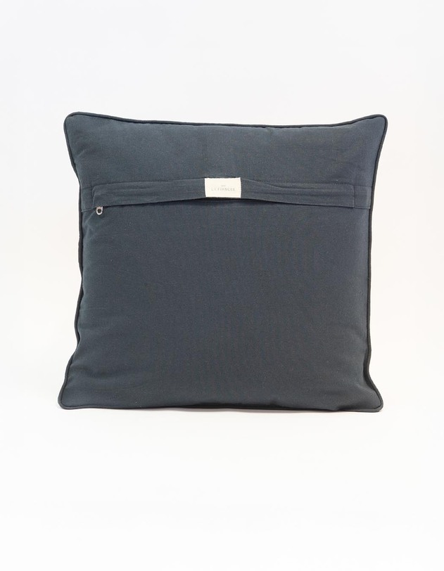 Coussin carr&eacute; velours imprim&eacute; imprim&eacute; La Fianc&eacute;e