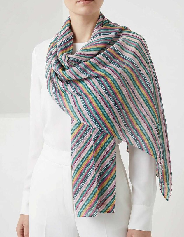 Foulard voile de coton bio imprim&eacute; La Fianc&eacute;e