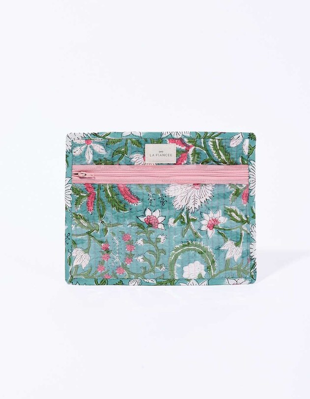 Grande pochette rectangulaire transparente imprim&eacute; La Fianc&eacute;e
