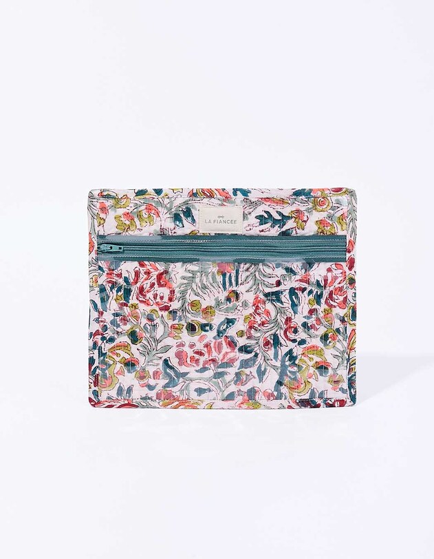 Grande pochette rectangulaire transparente imprim&eacute; La Fianc&eacute;e