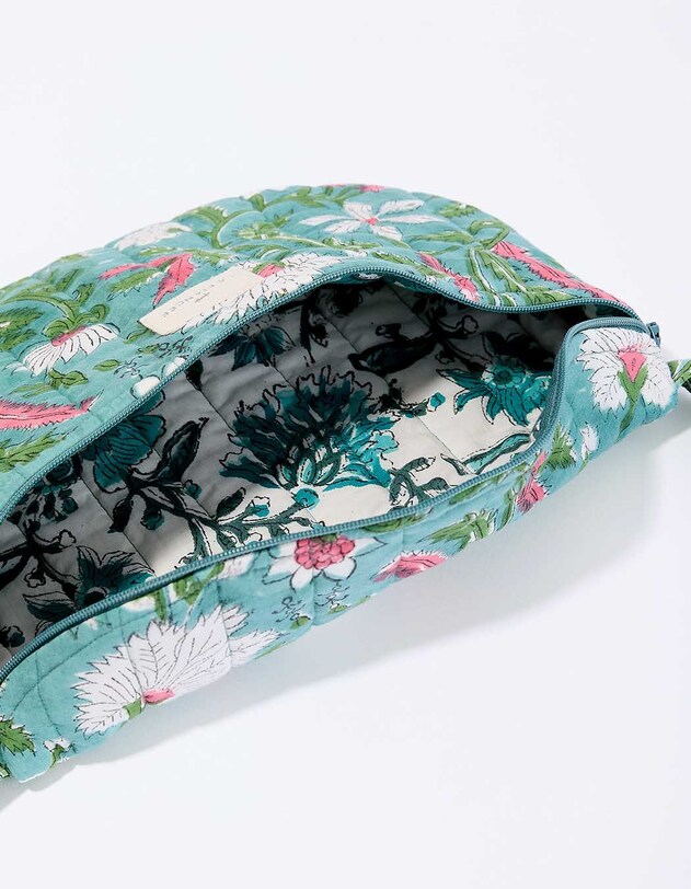 Sac banane matelass&eacute; coton imprim&eacute; La Fianc&eacute;e