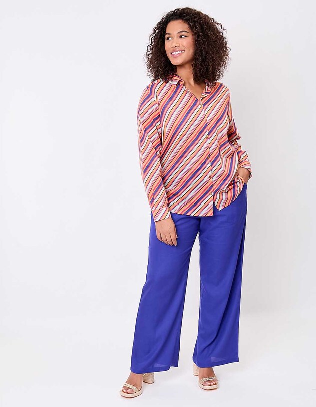 Chemise droite voile de coton bio imprim&eacute; La Fianc&eacute;e