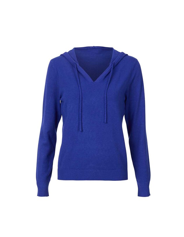 Pull femme à capuche uni imprimé La Fiancée