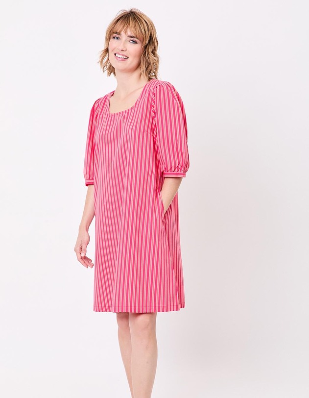 Robe rayures coton bio imprim&eacute; La Fianc&eacute;e
