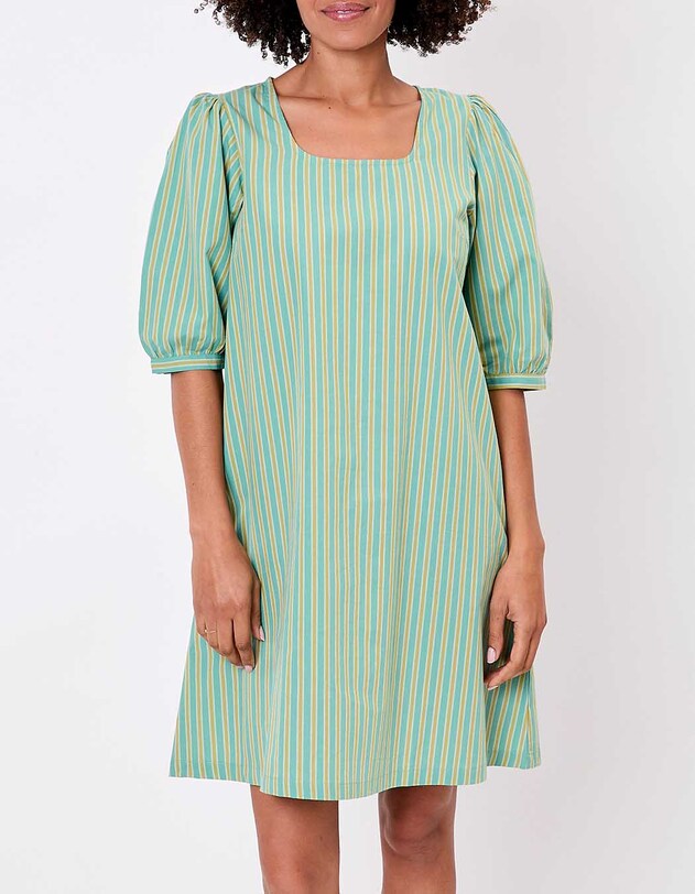 Robe rayures coton bio imprim&eacute; La Fianc&eacute;e