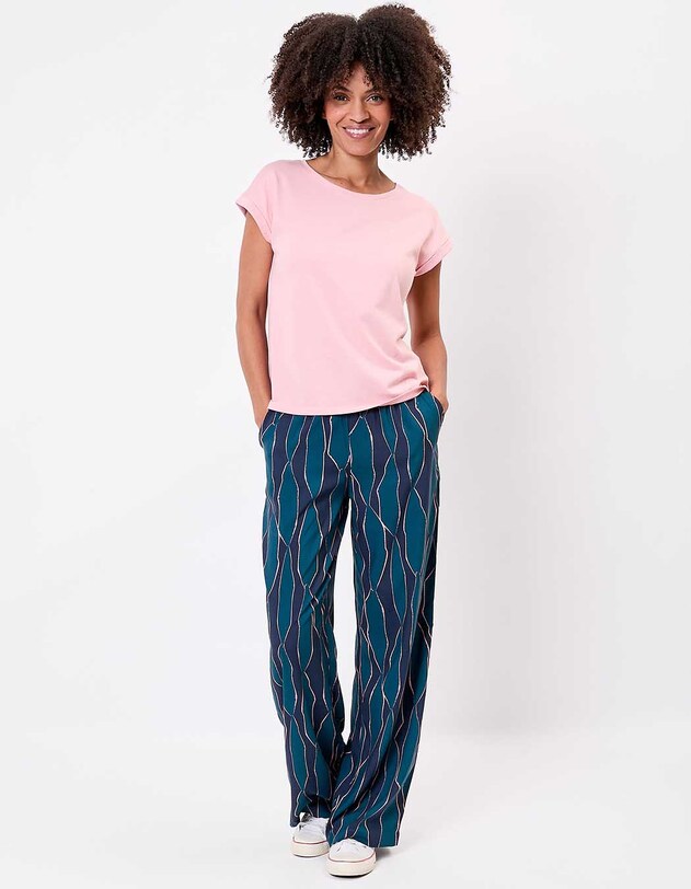 T-shirt coton bio dentelle imprim&eacute; La Fianc&eacute;e
