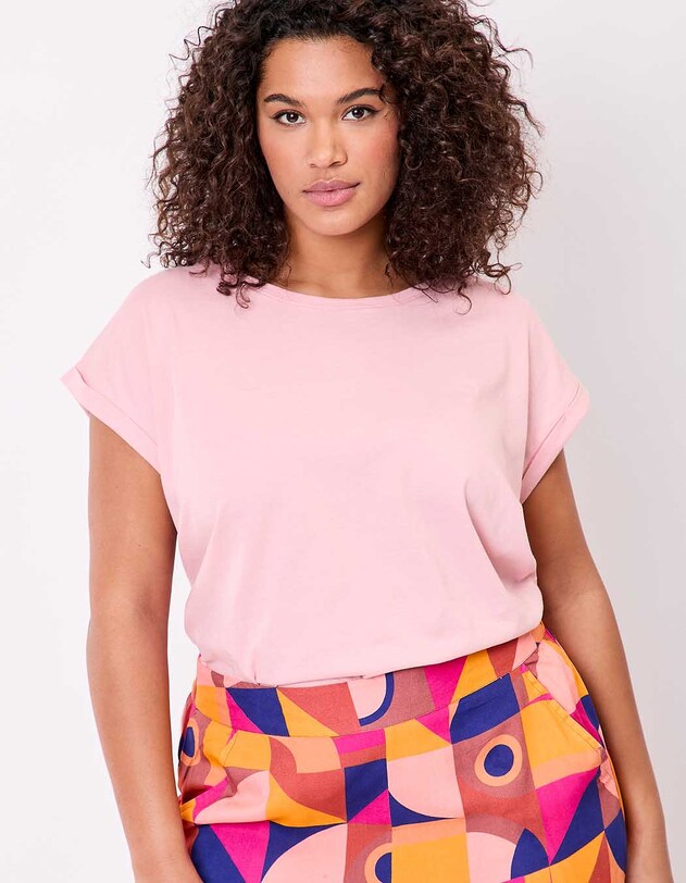 T-shirt coton bio dentelle imprim&eacute; La Fianc&eacute;e