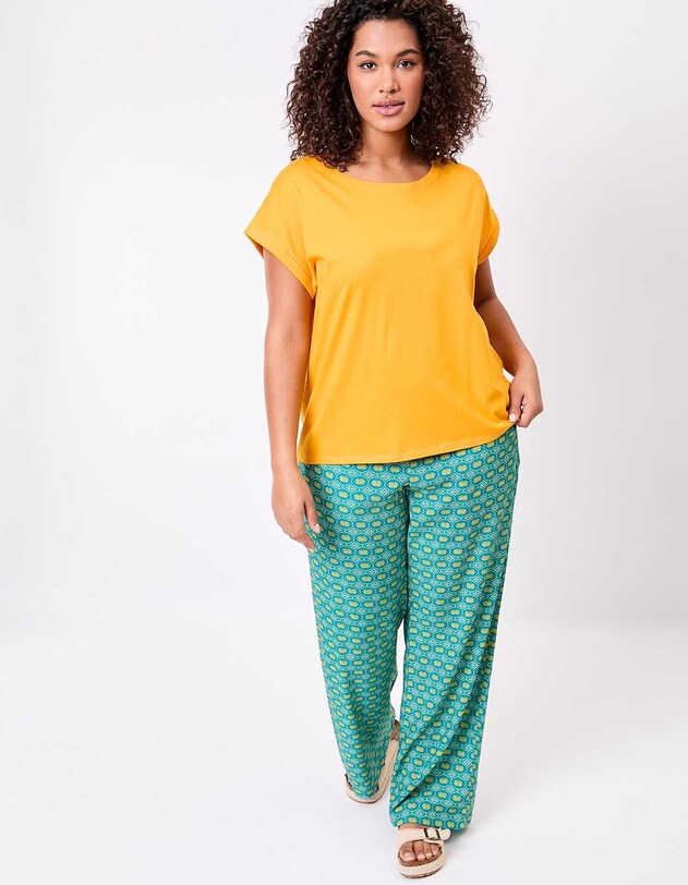 T-shirt coton bio dentelle imprim&eacute; La Fianc&eacute;e