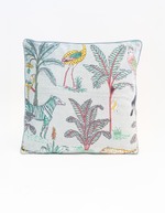 Coussin carré velours imprimé imprimé La Fiancée