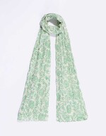 Foulard voile de coton bio imprimé La Fiancée