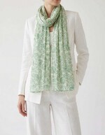 Foulard voile de coton bio imprimé La Fiancée
