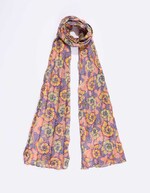 Foulard voile de coton bio imprimé La Fiancée